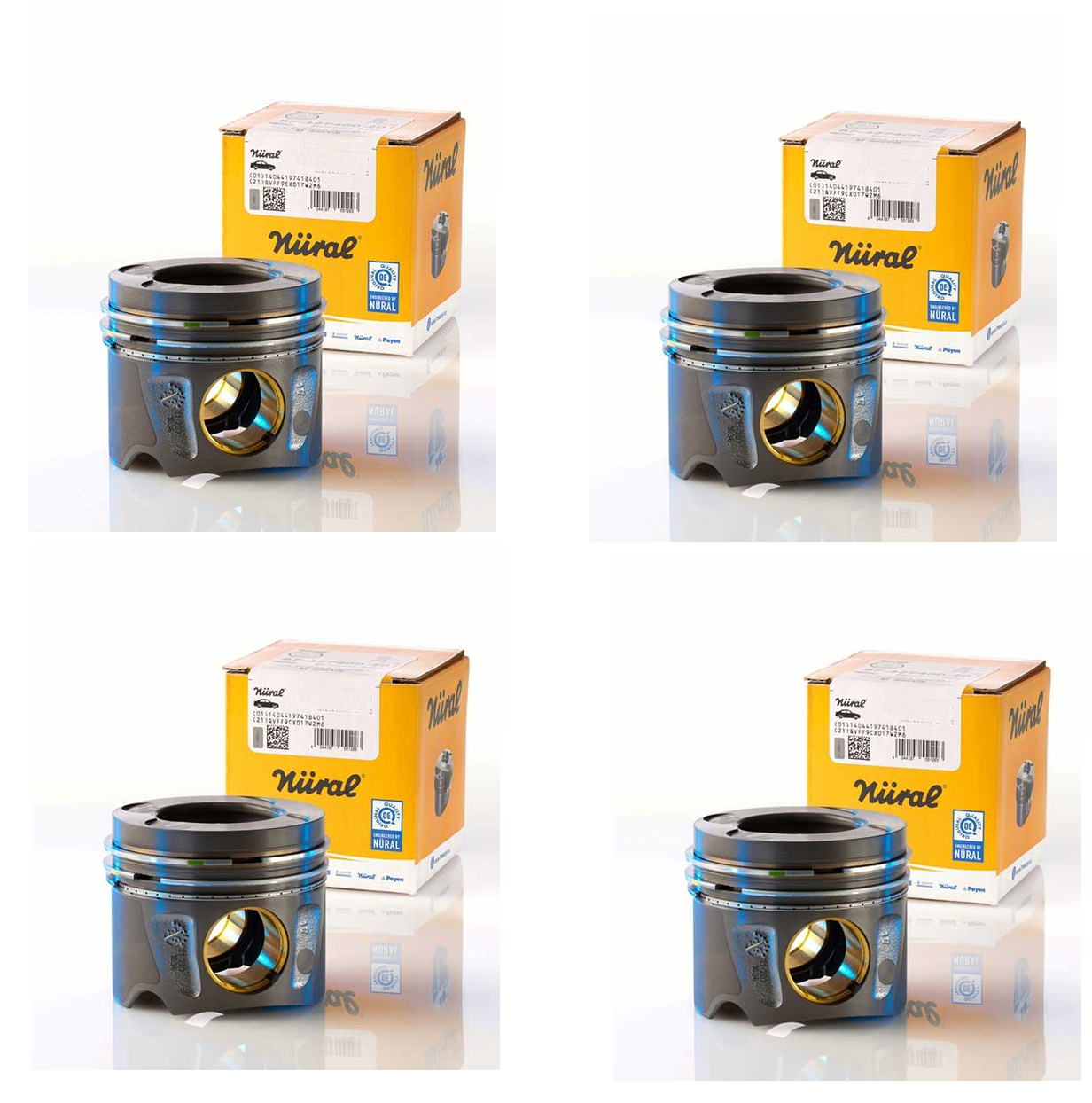 Citroen C4 1.6 Hdi Dizel Euro 4 Motor Piston Segman Takımı Standart Std Orijinal 4 Adet Takım Set
