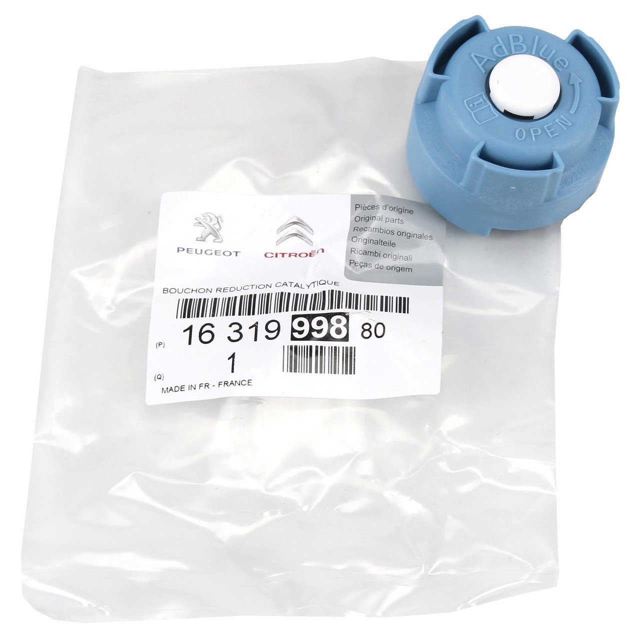 Citroen C4 2011-2017 Adblue Depo Kapağı Orijinal